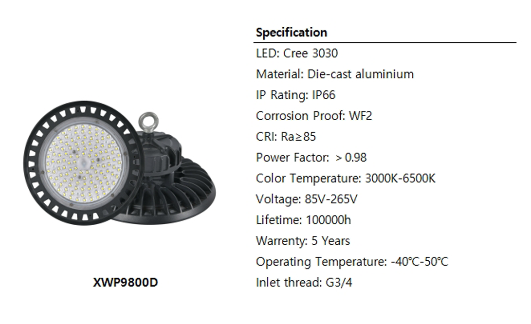 Highbay Industrial 3C Certification UFO Led High Bay Light Lowest Price 150w 200w 240w High Bay Led Light