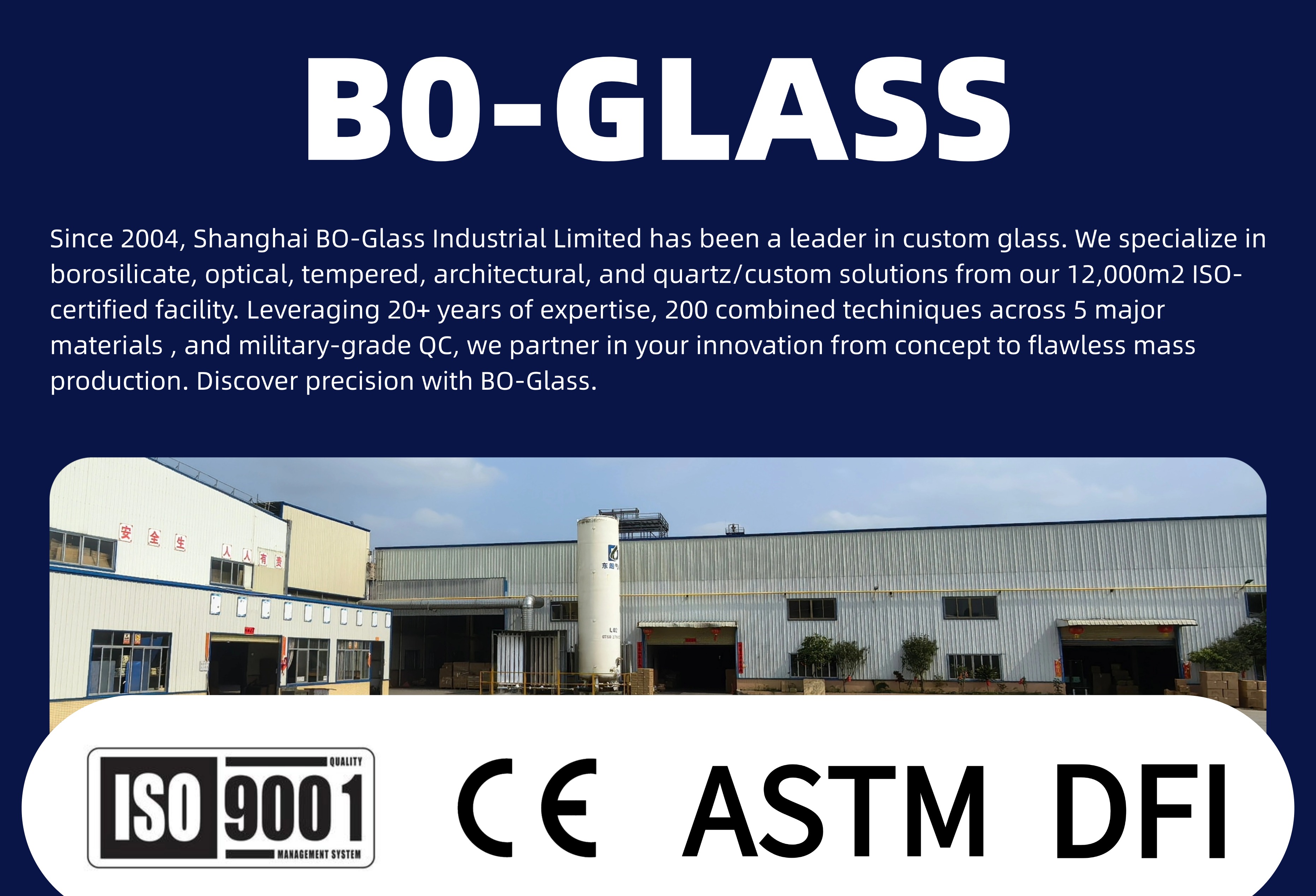 Pressed Glass Lens Cover