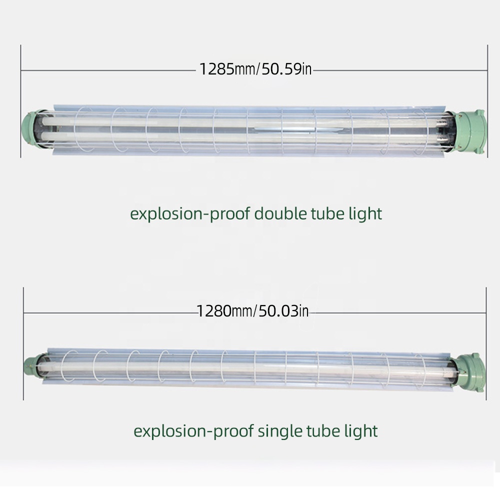 LED Daylight Tube IP65 Waterproof Explosion-proof T8 Emergency Light 4ft Tri-proof Fire Proof Garage Workshop Lighting