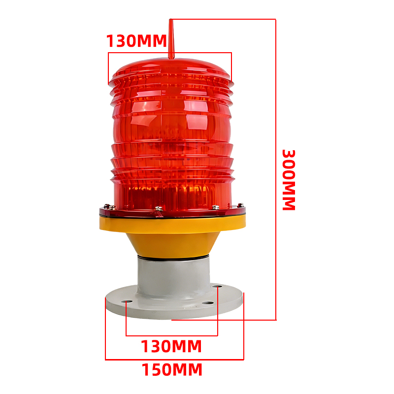 Aviation Obstruction lights With Adjustable Frequency &amp; RGB Ensure Flight Safety For Buildings, Towers And airport runways.