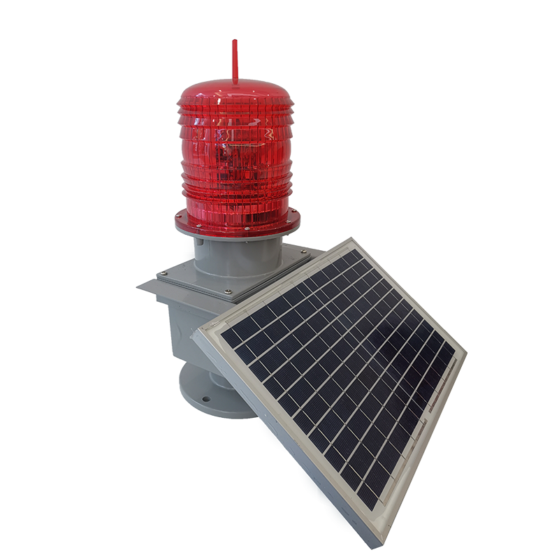 ICAO Certified Solar Aviation Obstruction LED Beacon Light Manufacturers for Airport Runway