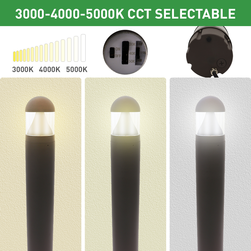 High Voltage AC120V 277V Luxury Bollard Light Lawn Courtyard Driveway Pathway Modern Outdoor Landscape Path Light