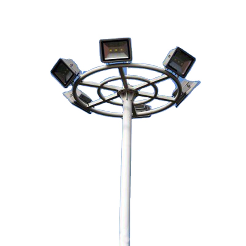 High Mast Stadium Sport Field Led Flood Light Pole 10m 12m 15m 16m 18m 20m 25m 30m 35m Led High Mast Stadium Light For Sea Port