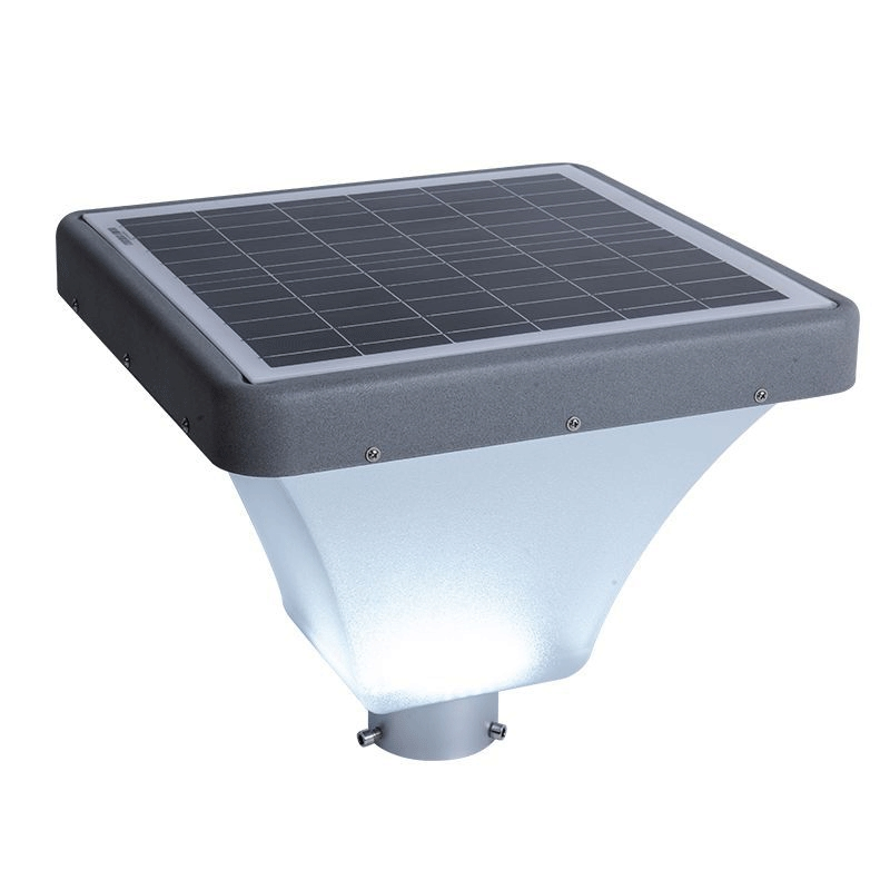 Manufacturer Wholesale Bollard Gate Outdoor Lighting IP65 Durable Aluminum ABS LED Solar Pillar Light