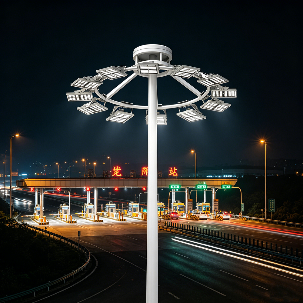 Factory Price High Mast Lighting 30m Pole Integrated LED Light Aluminum IP65 for Airport Runway and Container Terminal