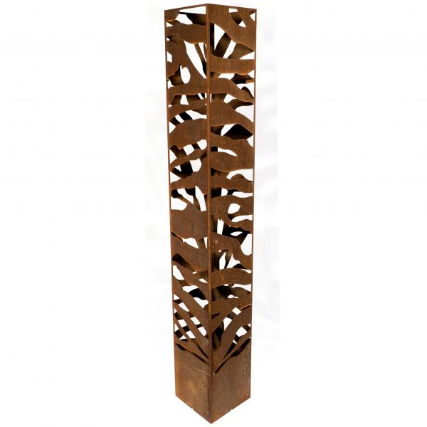Corten Steel Outdoor LED Light Bollard with LED Lighting