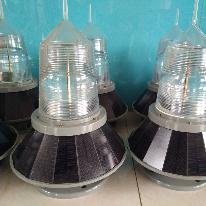 Led Navigation Light With Strong Corrosion Resistance Solar Powered Marine Lanterns