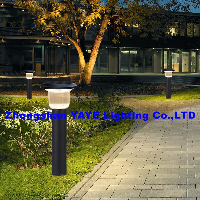 Yaye CE Solar Manufacturer Factory Supplier IP65 Waterproof Outdoor Bollard Lawn Lighting 50W 65cm Height Aluminum LED Garden Landscape Light 3 Years Warranty