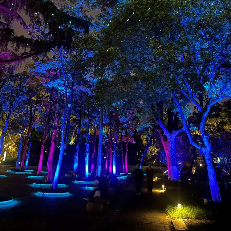 Underground Landscape Light Aluminum LED IP65 Waterproof High CRI Round Outdoor Garden Tree Lighting