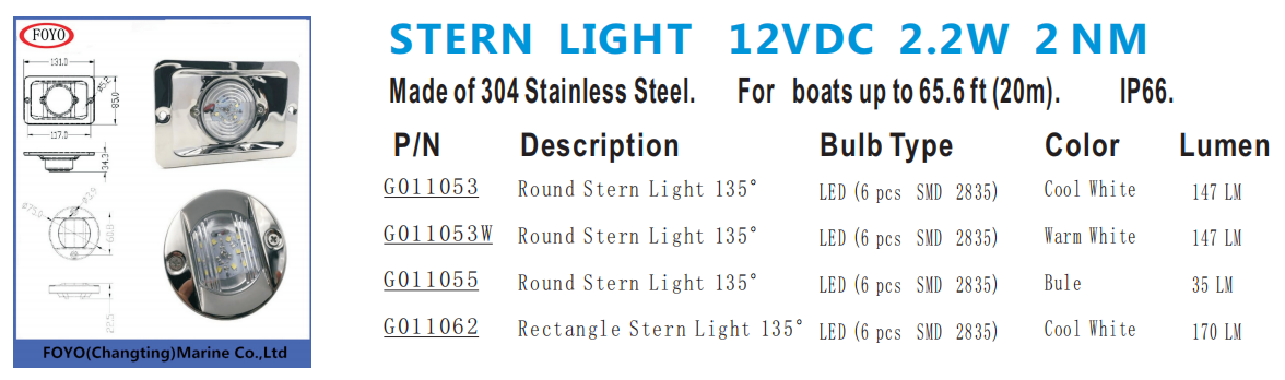 Marine Stern Light