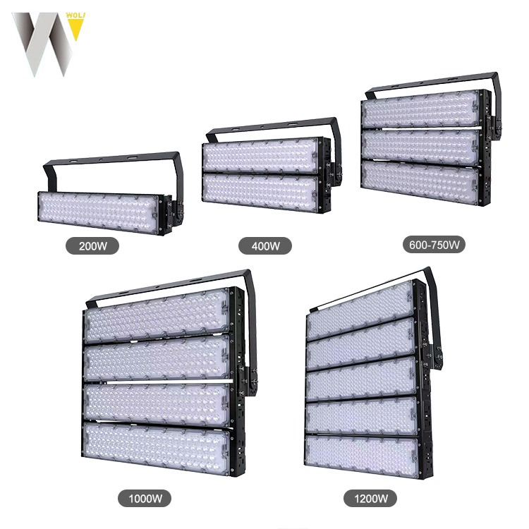 Outdoor Ip66 200w 400w 600w 750w 1000w 1200w 1500w Baseball Football Softball Sports Led Stadium High Mast Flood Light