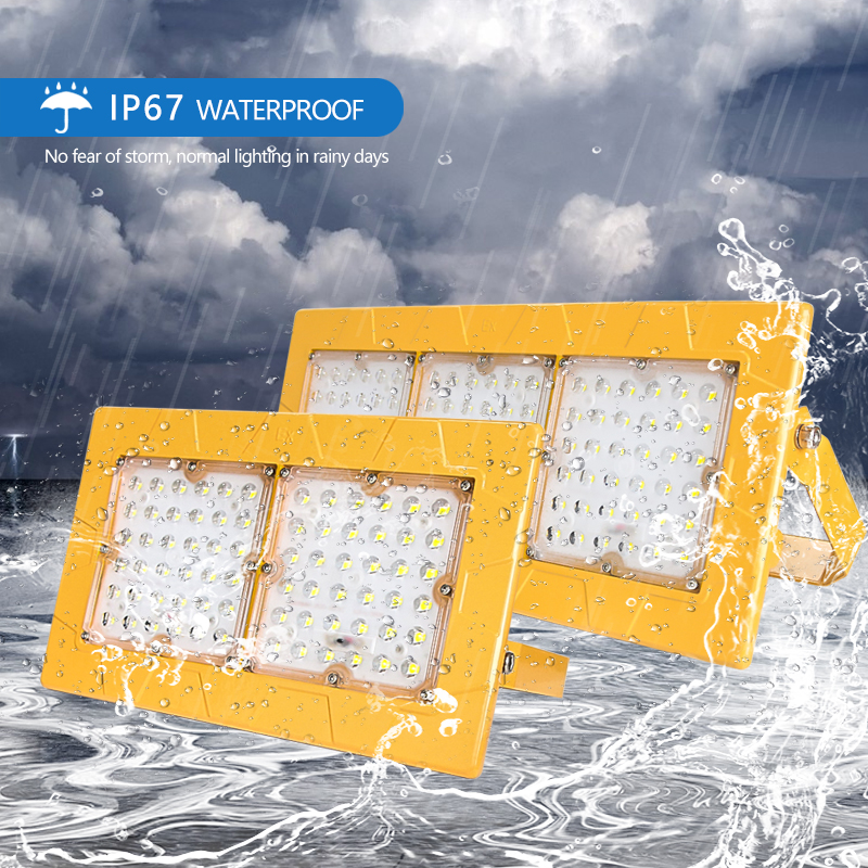 Explosion-proof Lamp Explosion Proof LED Light for Gas Wtation IP66 100W 150W 200W 300W AC 85-265V -20 - 30 2-year 330000 CN;GUA