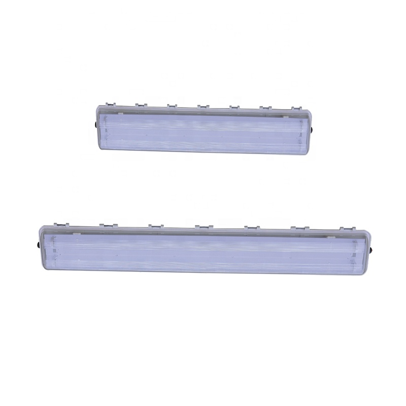 BYS Engineer Plastic Explosion Proof 2x36w 4ft Fluorescent Lamp Led Light Fixture Anti-corrosion Waterproof Dustproof
