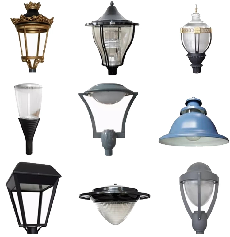 Modern Design Multiple Post Top Light for Outdoor Decoration Lawn Pathway Landscape Courtyard Lights Wired Waterproof Version