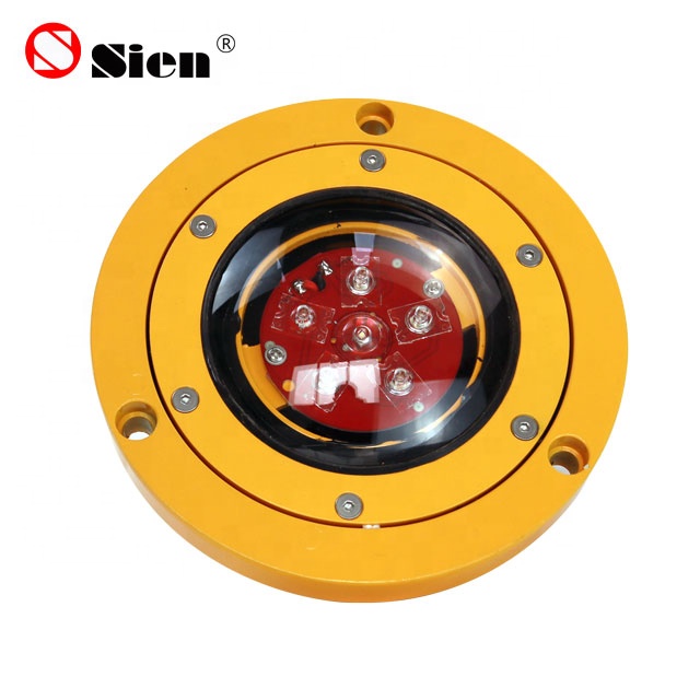 Green White Airport Inset LED Runway Helipad Light IP66 LED Heliport Perimeter Lighting