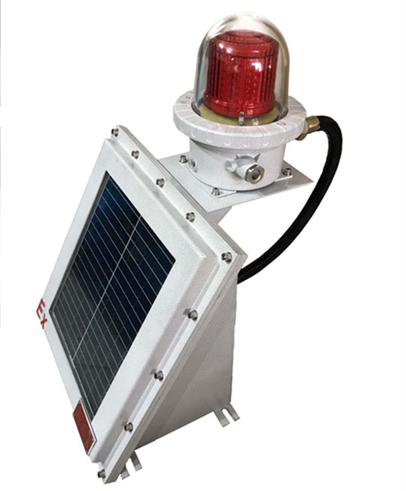 CBZ 10W LED Aviation Obstruction Beacon Light Flashing Red Explosion-Proof Tile IP65 AC220V Aluminum for Chimney Base Type AR111