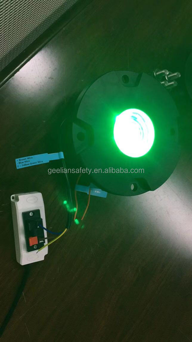 LED Helipad Inset Light, ICAO Standard Airport Taxiway Light, Recessed Runway Edge Light for Heliport &amp; Airport Ground Lighting