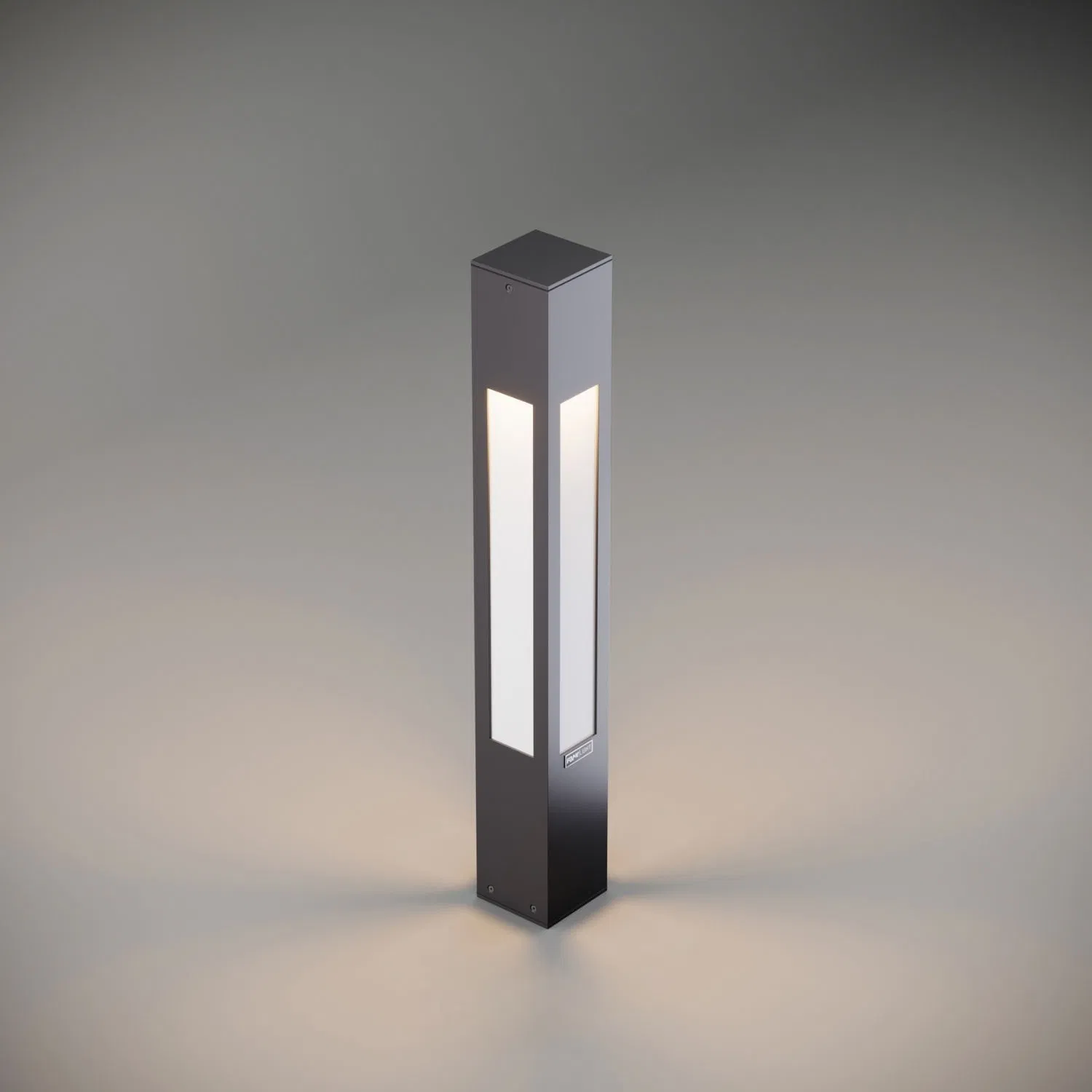 Luxera Bollard Light for Outdoor Garden Pathway LED Light Aluminum &amp; Plexiglass Body Waterproof Modern Landscape Lighting 75 Cm