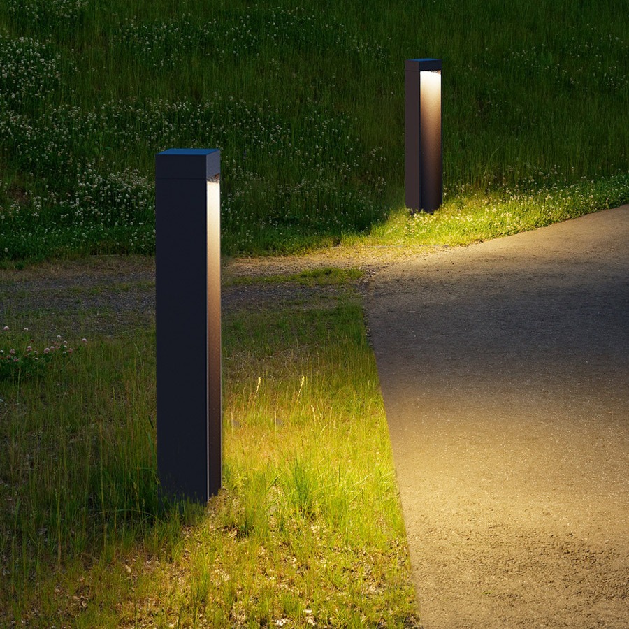 BCN Lawn Lamp Outdoor IP65 Waterproof Aluminum LED 3500K Warm White Modern Simple Plug-in Landscape Lighting 2-Year Warranty