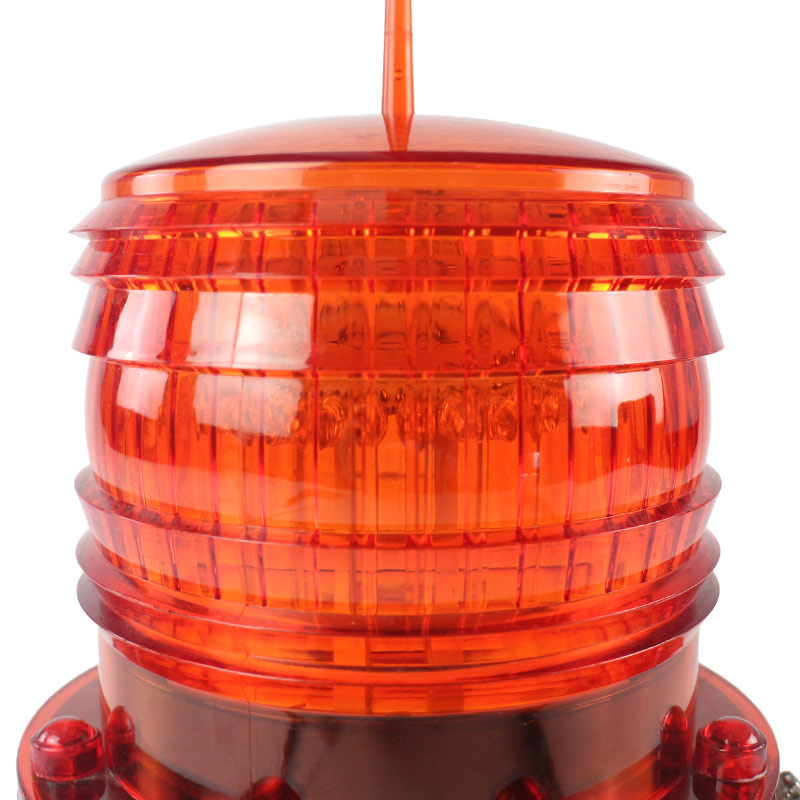 Chimney Solar Powered Aviation Obstruction Building Tower Led Warning Light Airport Runway Taxiway Rotating Beacon Lights