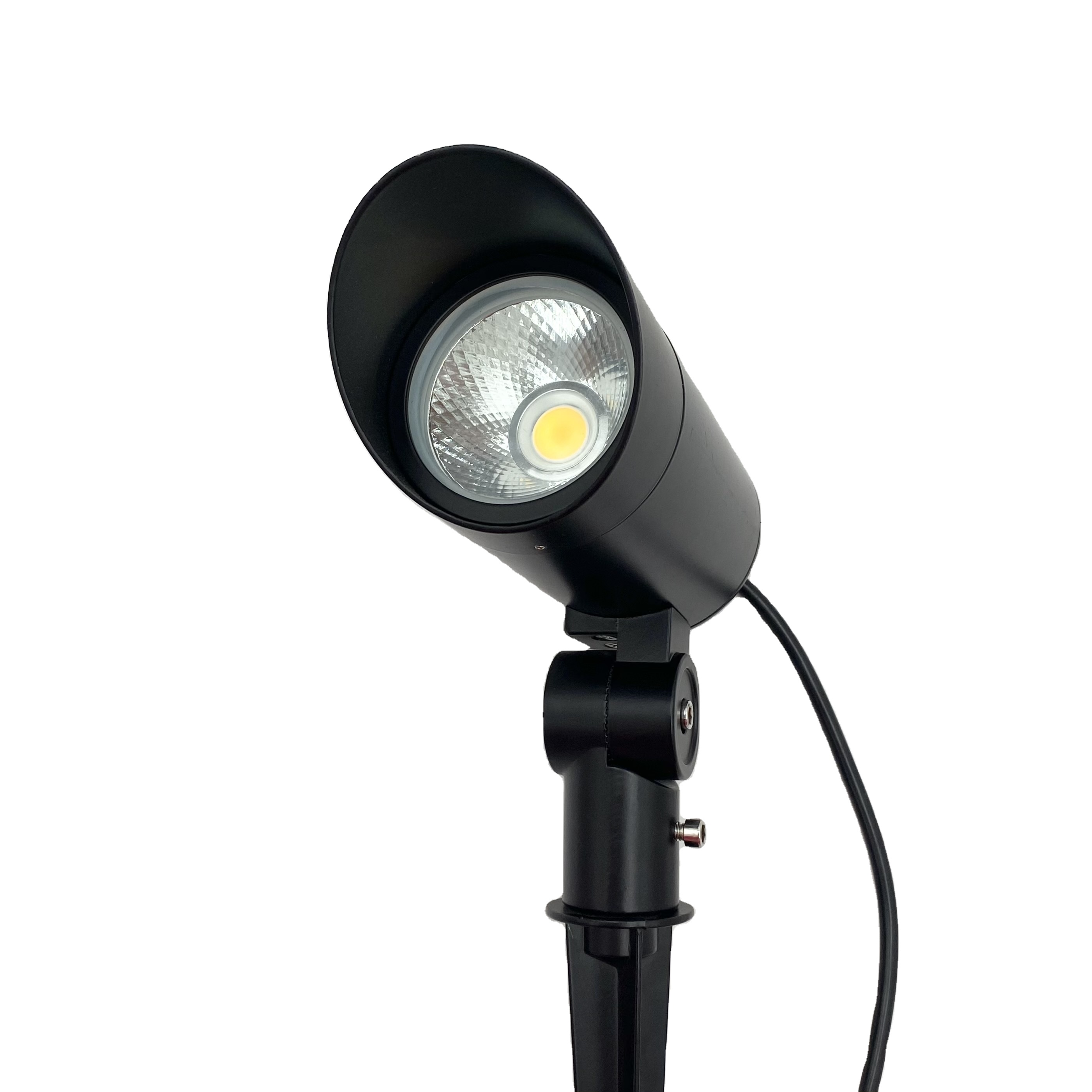 DMXspotlight Landscape Outdoor Waterproof IP65 Aluminum Black COB5W Spot Lamp Pedestal Garden Spot Spike Light Warm Tree Lights