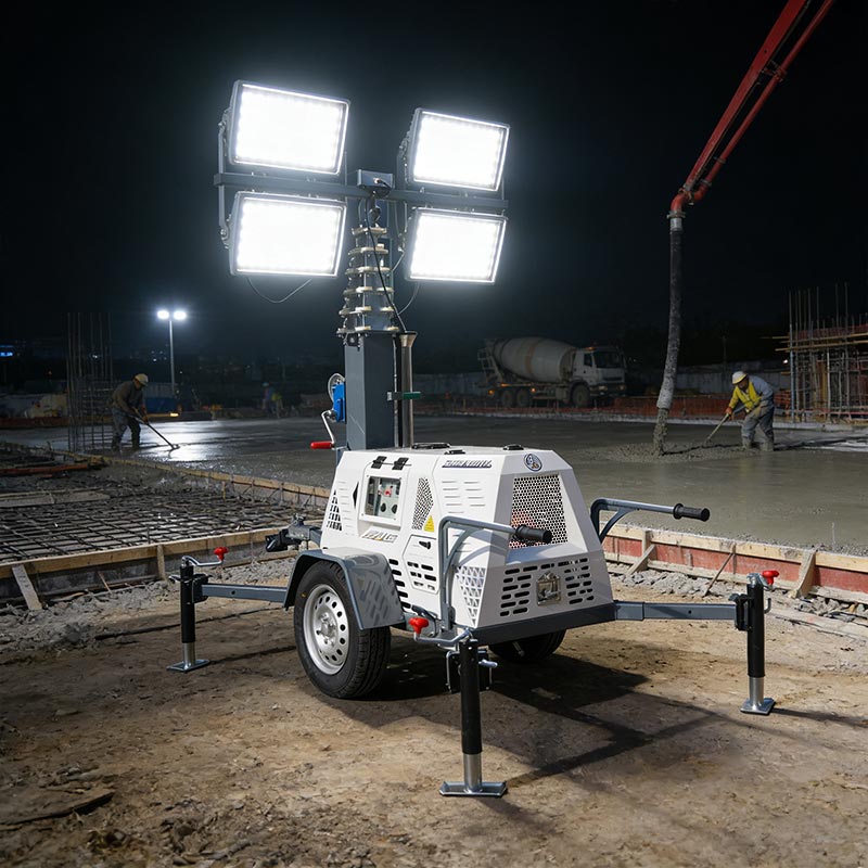 Portable Light Tower For Sports Fields And Recreational Facilities Portable Light Tower Sports
