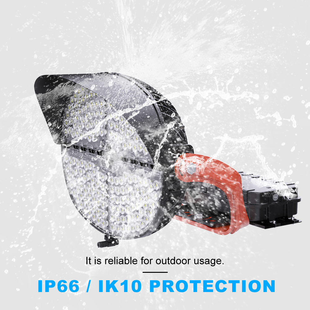 120-277V 347-480V Sports Stadium Flood Lighting for Football Field LED High Mast Stadium Light