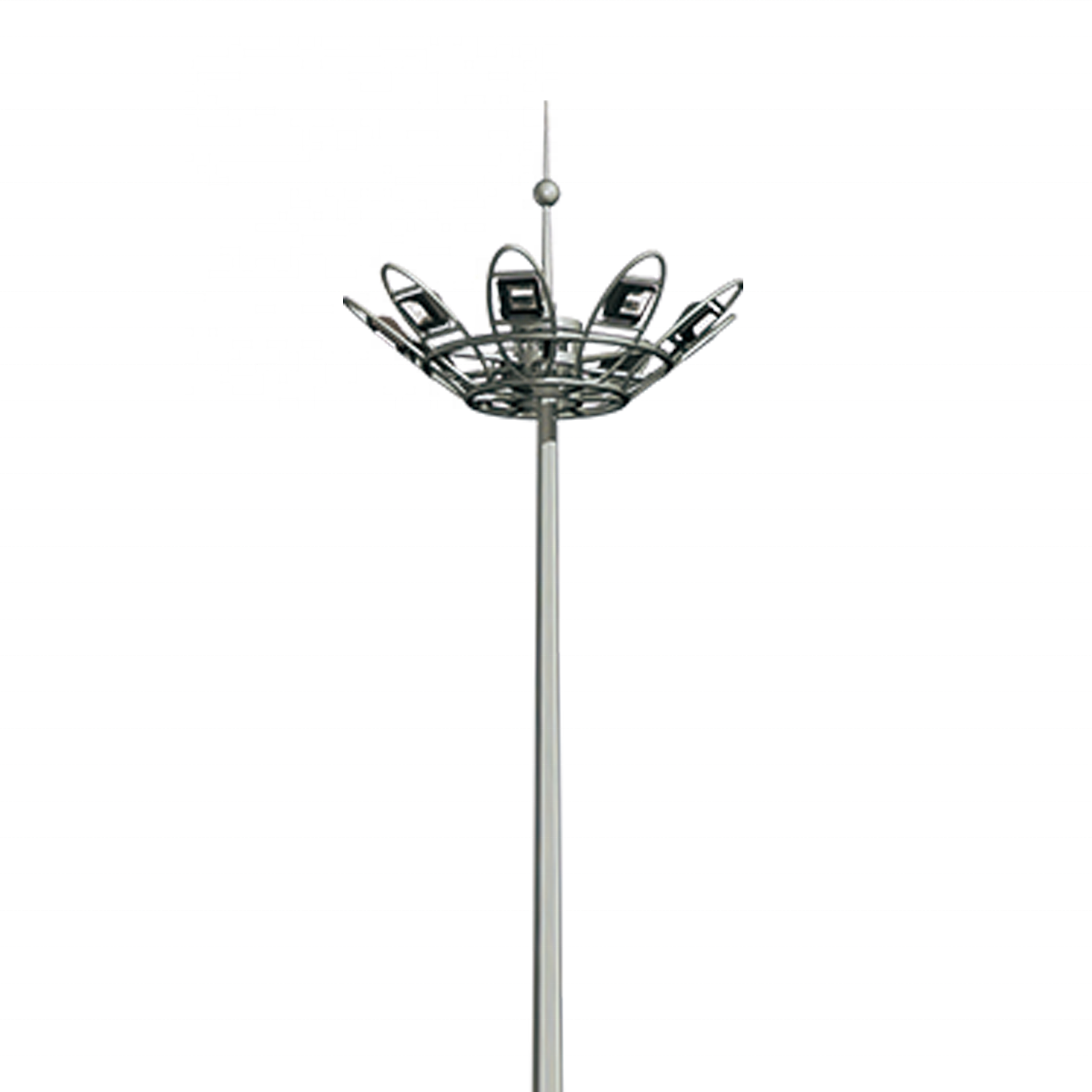 Rust Proof Aluminum High Mast Light with E27 Base IP65/IP67 High Luminous Efficiency for Airport Apron &amp; Runway Lighting