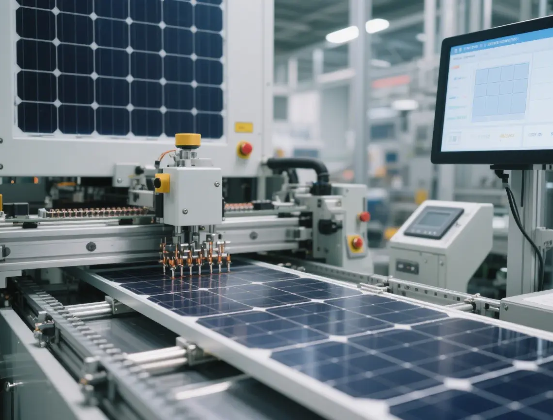 LED Street Light — Solar Panel Fabrication at Lukas Lighting Factory