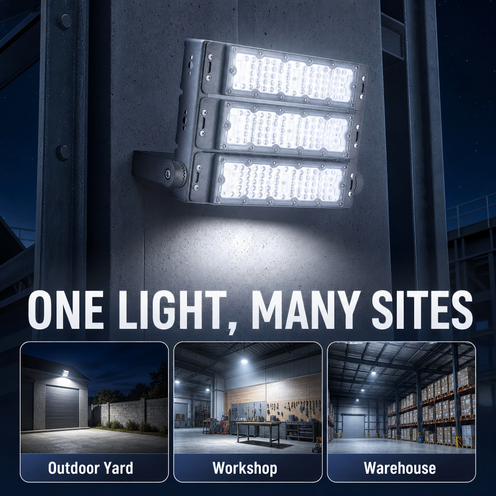 AC WiFi Smart RGB CCT LED Flood Light Full Dimming APP Group Control IP66 Anti-rust Outdoor Facade Landscape Lighting Fixture