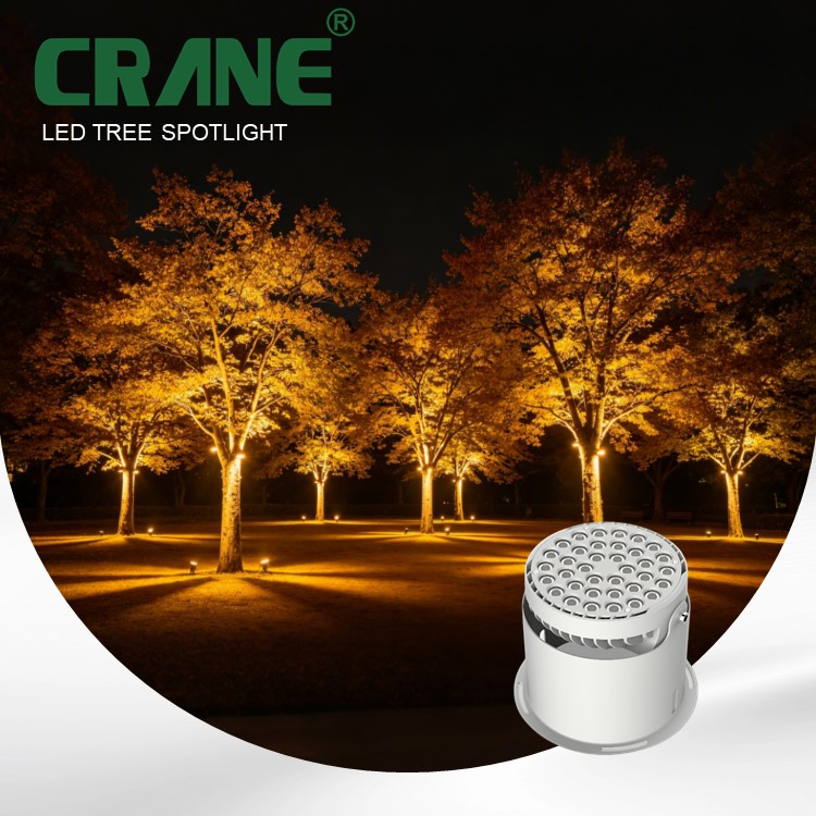 Underground Landscape Light Aluminum LED IP65 Waterproof High CRI Round Outdoor Garden Tree Lighting