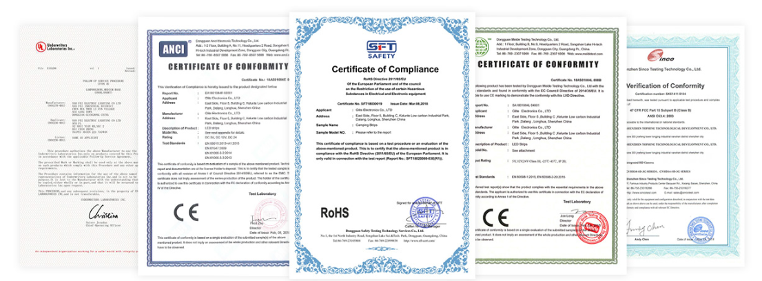 Certificates
