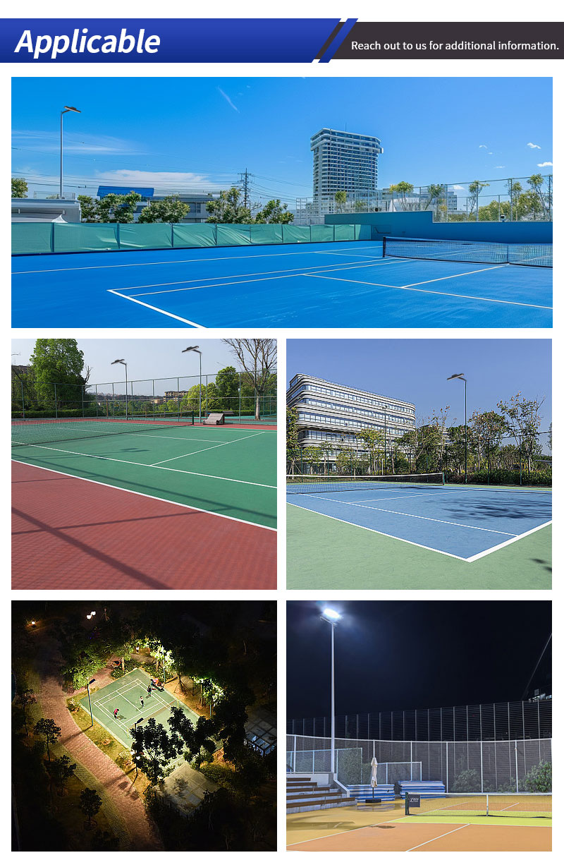Anti-Glare Pickleball Court Light Outdoor IP66 Waterproof Tennis Court Stadium Lighting