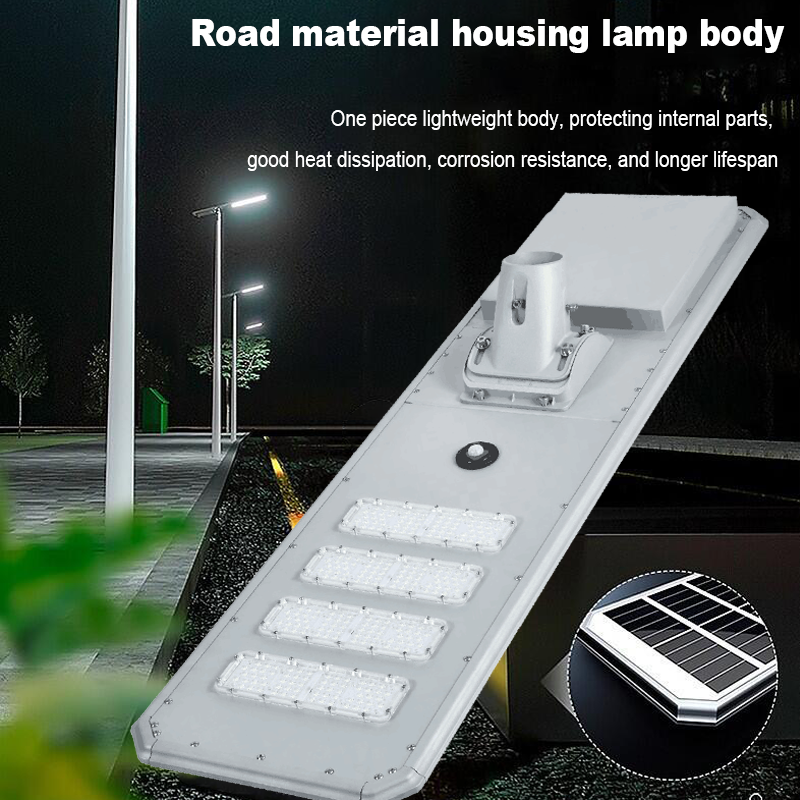 Outdoor Waterproof Solar Garden and Street Lights with Smart LED Driver for Wall Mount and Landscape Lighting