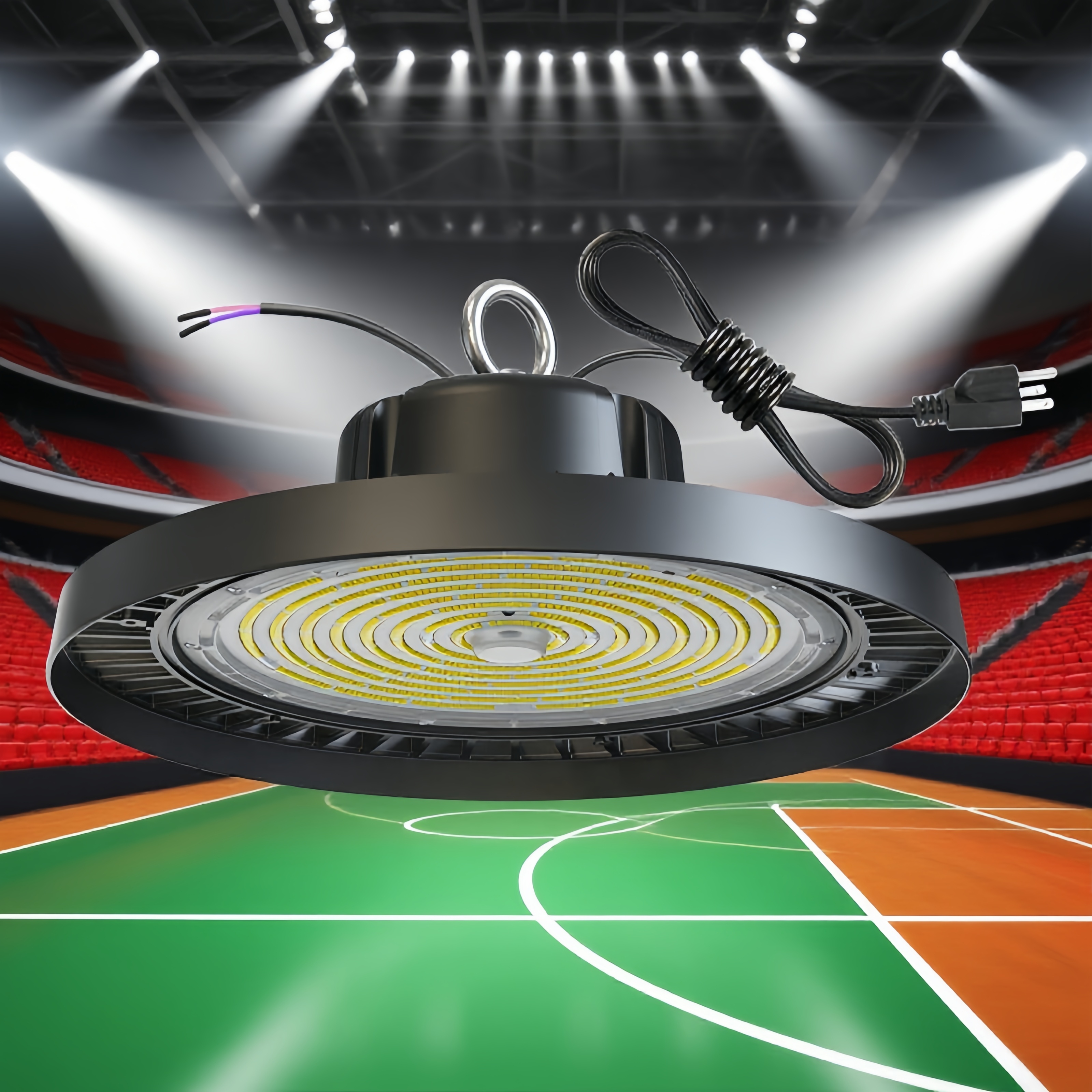 5 Years Warranty CE ETL Certificate 100w UFO LED High Bay Lights 150LM/W 100W High Bay Lights for Industry