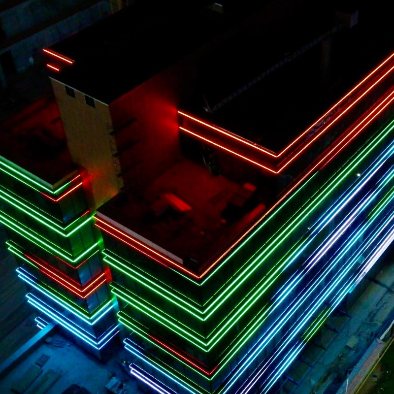 WS2811 RGB Led Tube for Club Disco Led Light Waterproof Facade Building DMX Led bar Light