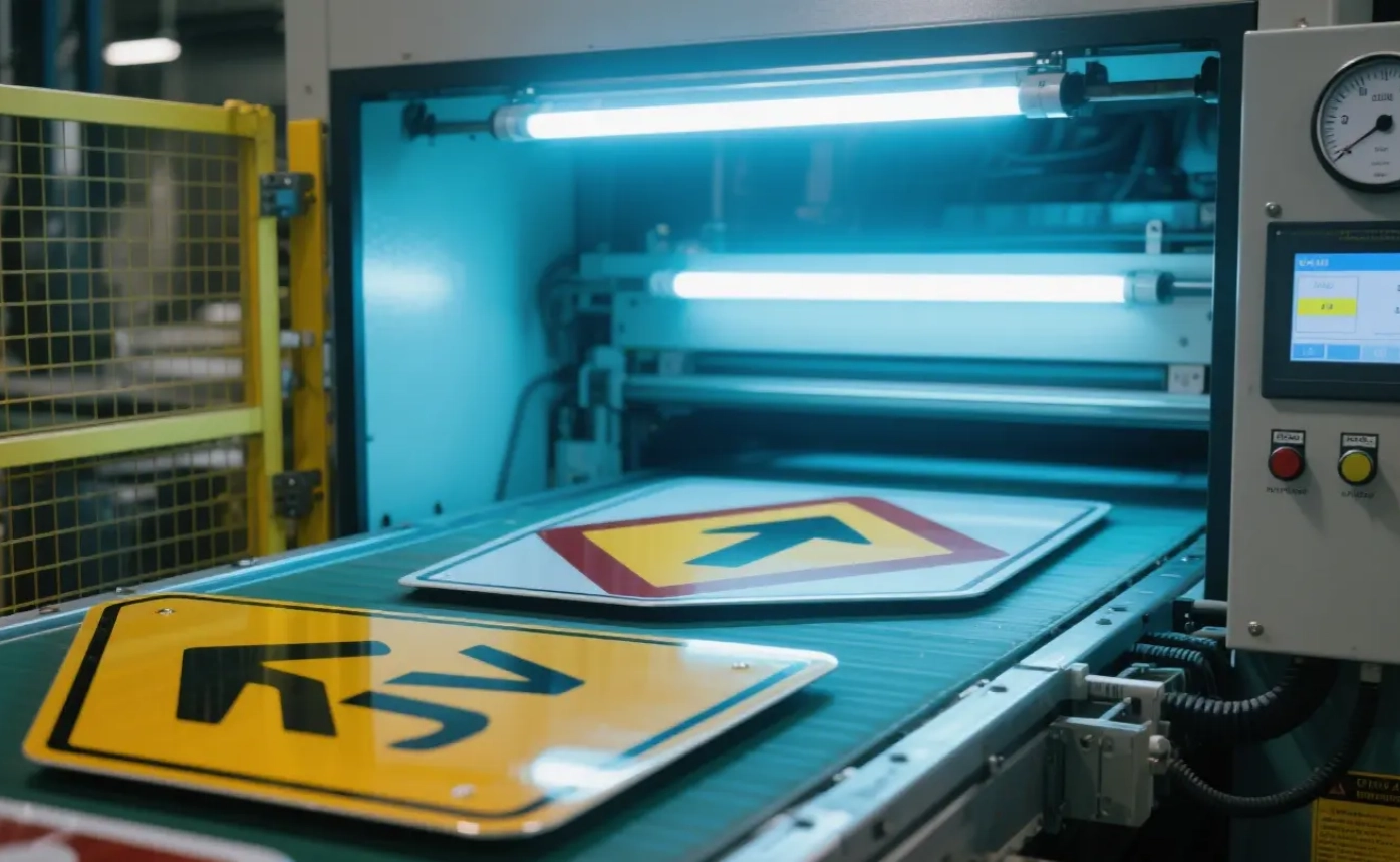 UV Curing Process for Optical Components at Lukas Lighting Factory