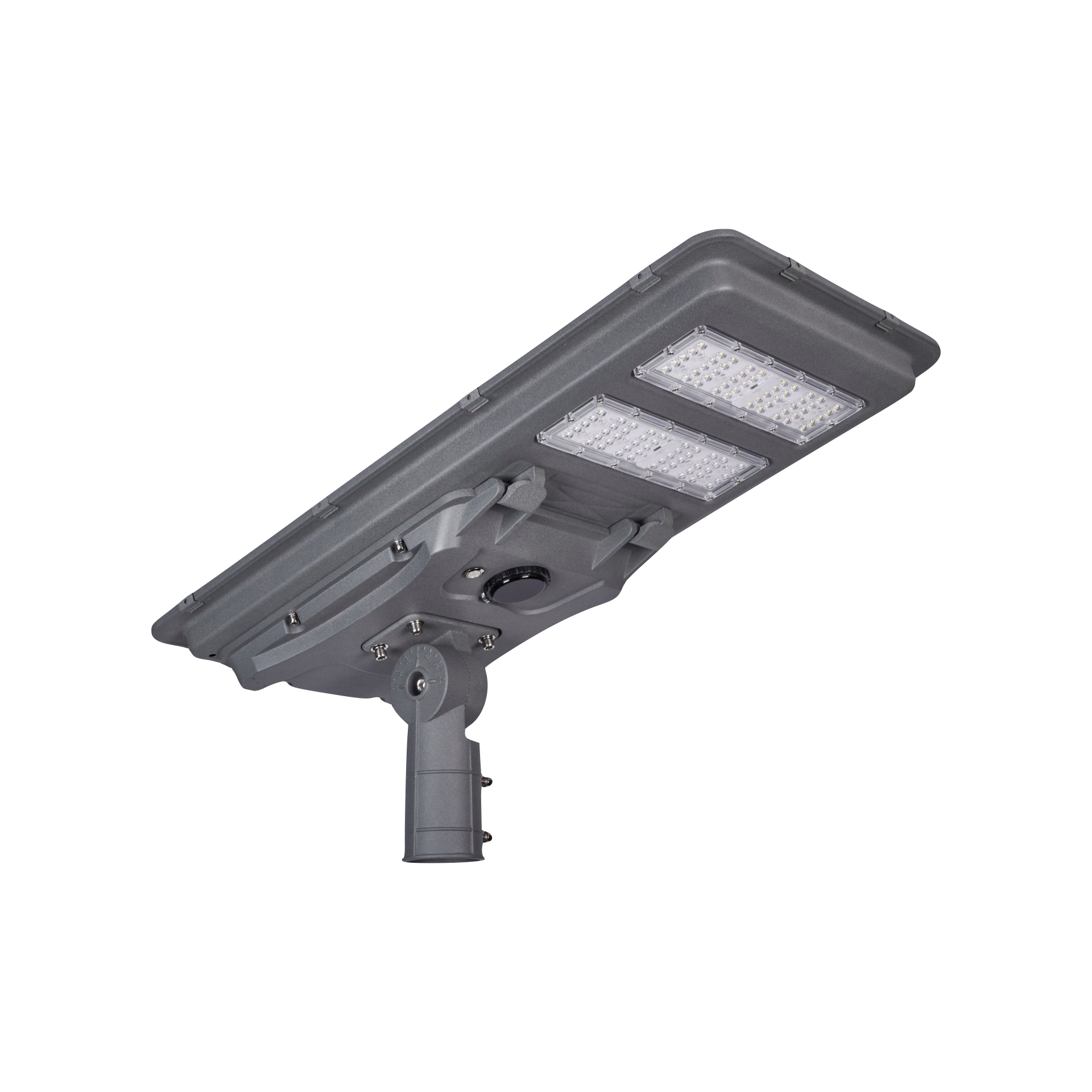 SWSTRCM15W Outdoor Remote Control IP65 All in One Smart Control LiFePo4 Lithium Battery Solar Street Light