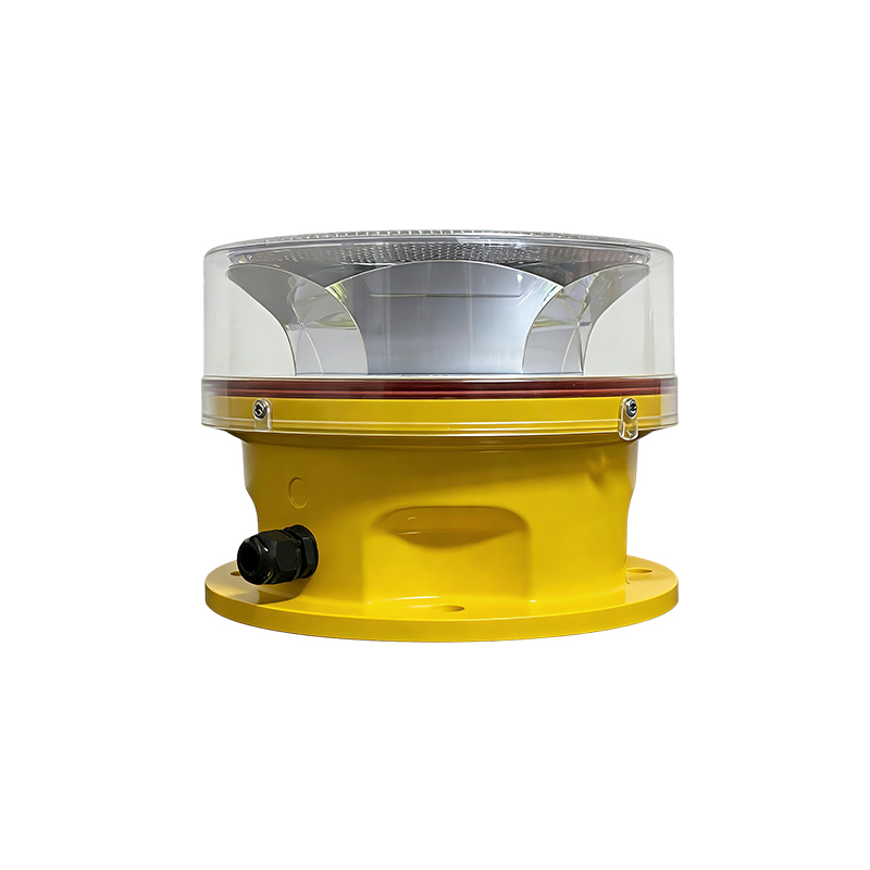 LED Medium-intensity Type A &amp; B Aviation Obstruction Lights With PC Material And IP65 Protection For Airports