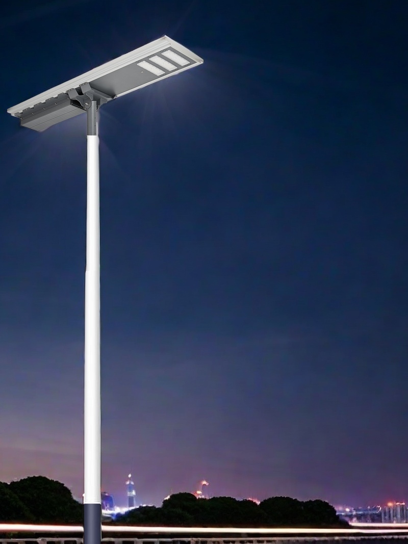 Led Solar Battery Integration Smart Solar Street Light with Cctv Camera All in One Solar Street Light 200lm/W