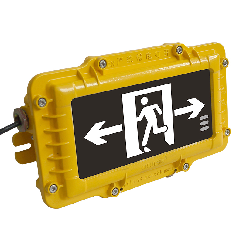 Fire Emergency Exit Sign Luminaire Explosion-proof LED Light with IP66 Rating and 1-Year Warranty for Flammable Explosive Areas