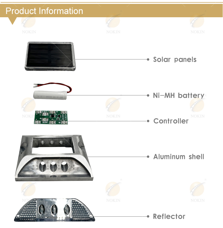 Aluminum LED Solar Road Stud