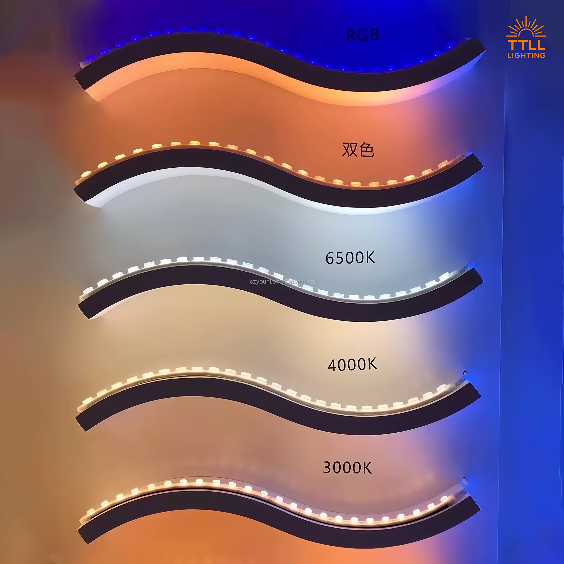 CE &amp; Rohs Outdoor IP65 Waterproof RGB 24V Building Lighting Facade Linear Lights Wall Washer LED Strip