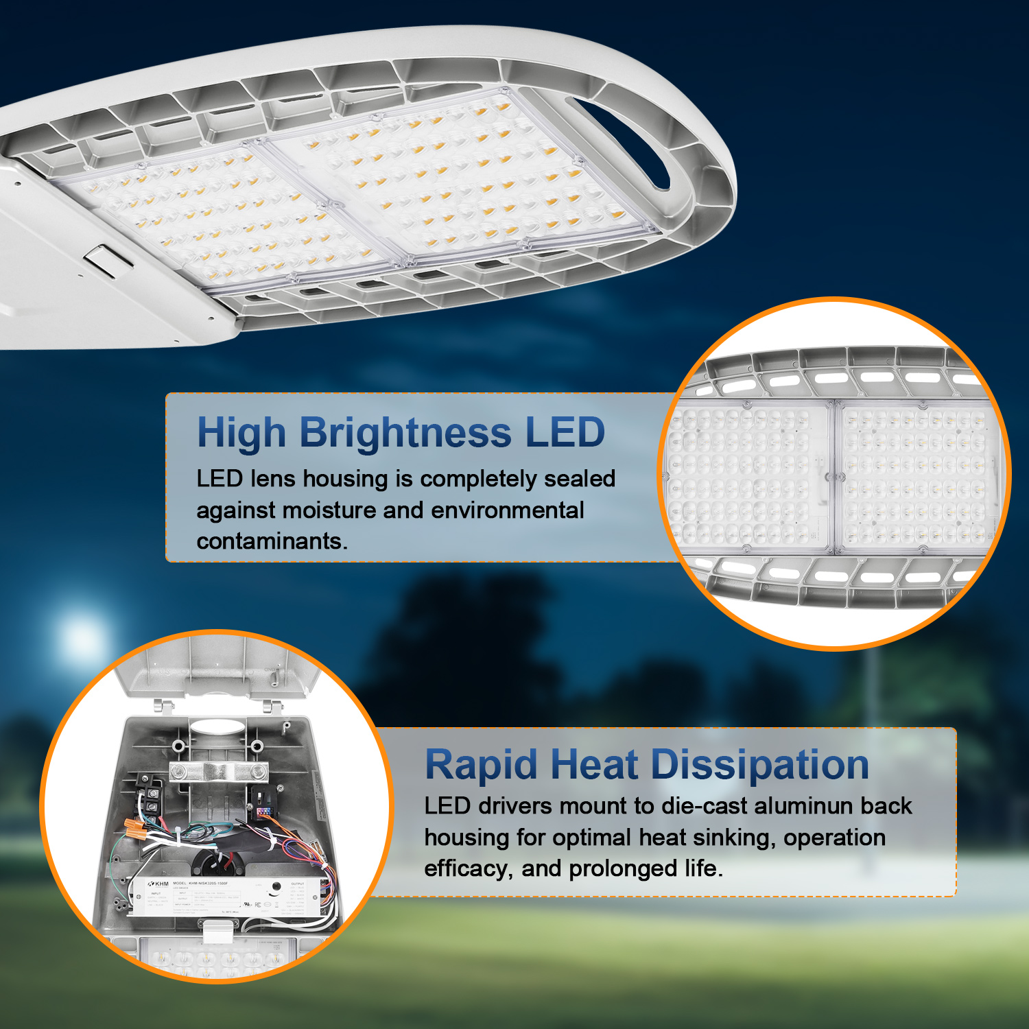 US Waerhouse LED Outdoor Public Area Lighting 150W 200W IP65 LED Stadium Road Parking Lot Shoebox Street Flood Lights