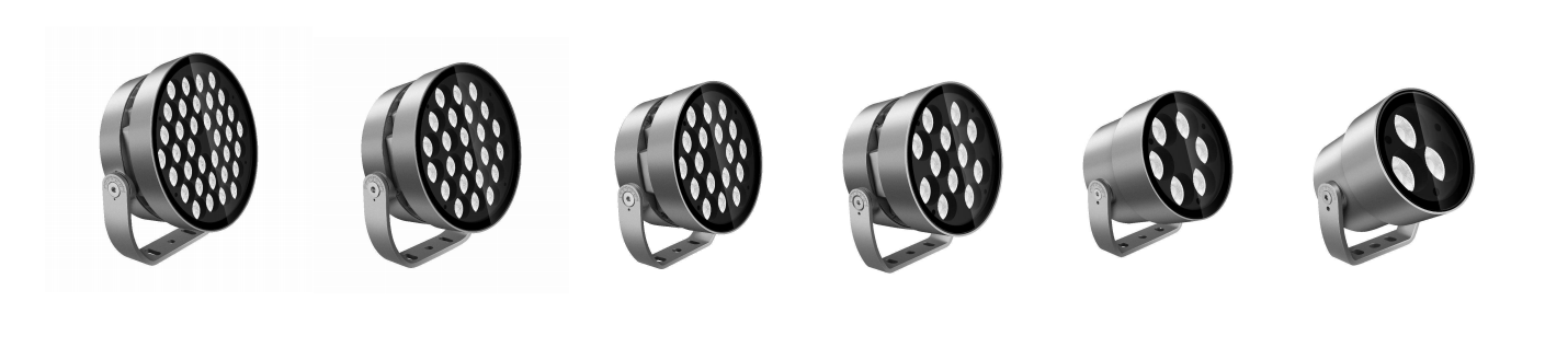 200W Floor Mounted Led Projector Lamp Outdoor Led Facade Lighting