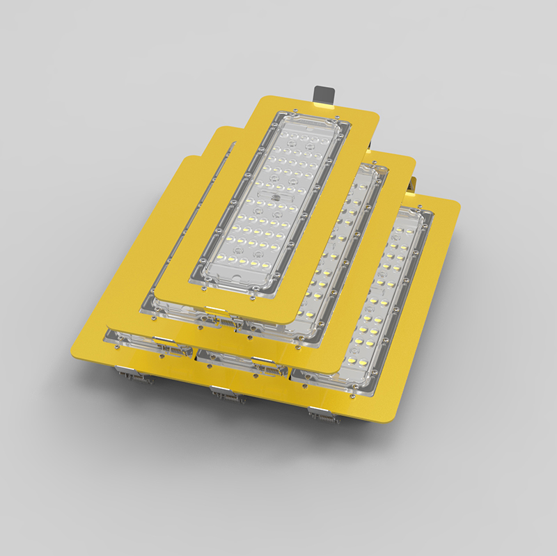 Jewelry Store Recessed LED Flood Light, 50W-150W IP65 Waterproof Embedded Square Facade Lamp for Doorway &amp; Outdoor Signage