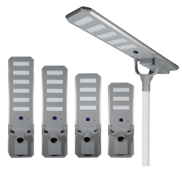 Hot Sale Smart IP65 Waterproof Aluminum Alloy CE Certified Outdoor 80W LED Solar DC Road Street Lights with Camera and Sensor