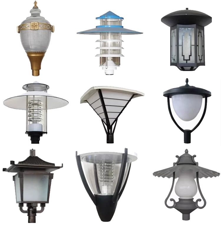 Modern Design Multiple Post Top Light for Outdoor Decoration Lawn Pathway Landscape Courtyard Lights Wired Waterproof Version