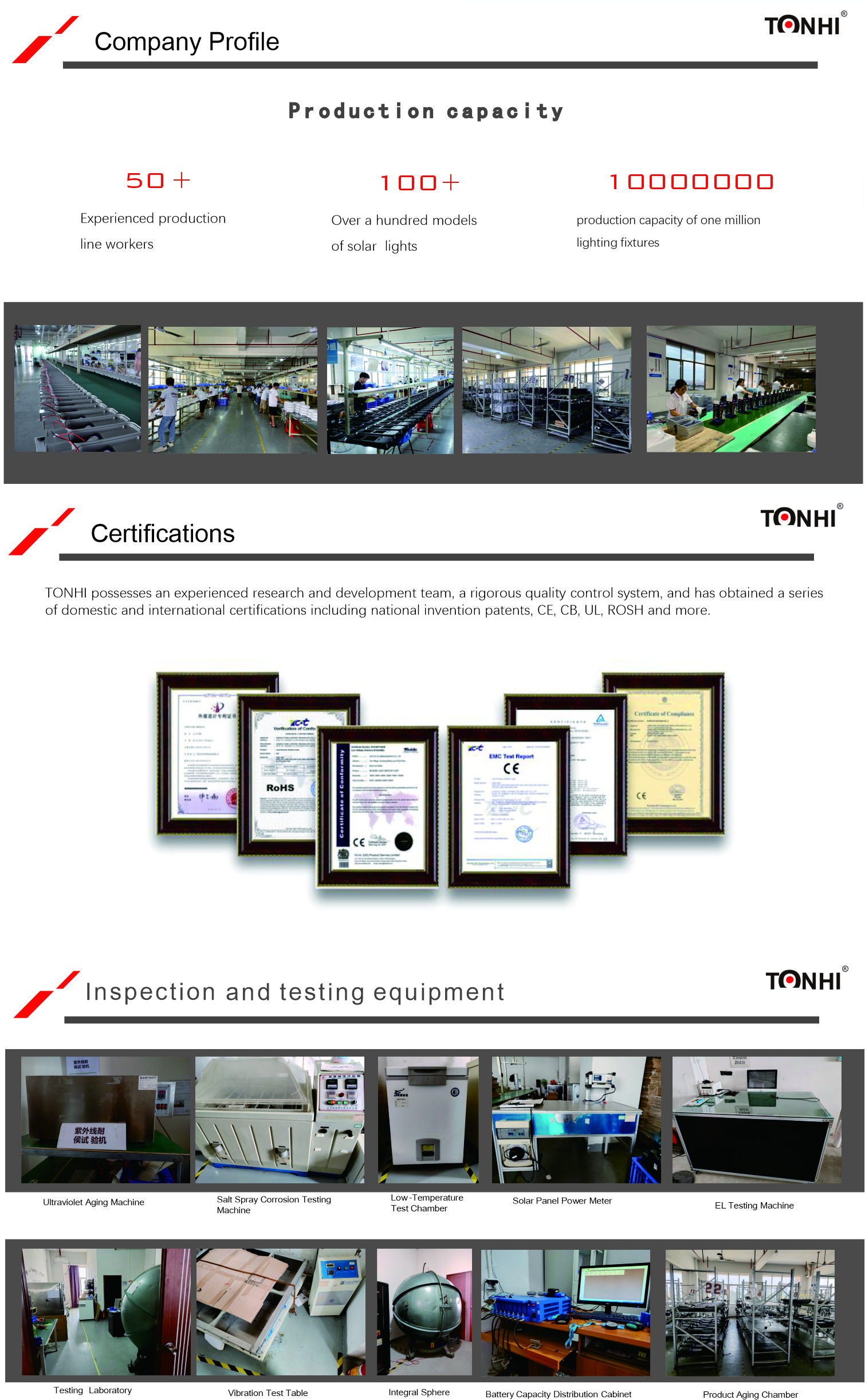 Product Technical Specifications