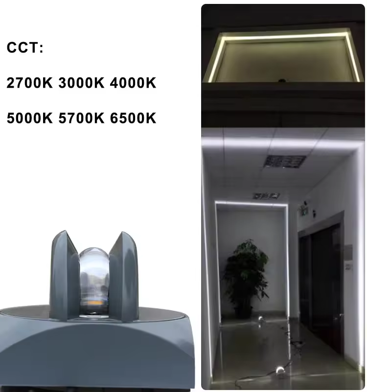 SNOOWEL IP65 LED Window Lighting Outdoor Window Sill Linear Beam Led Facade Trick Light
